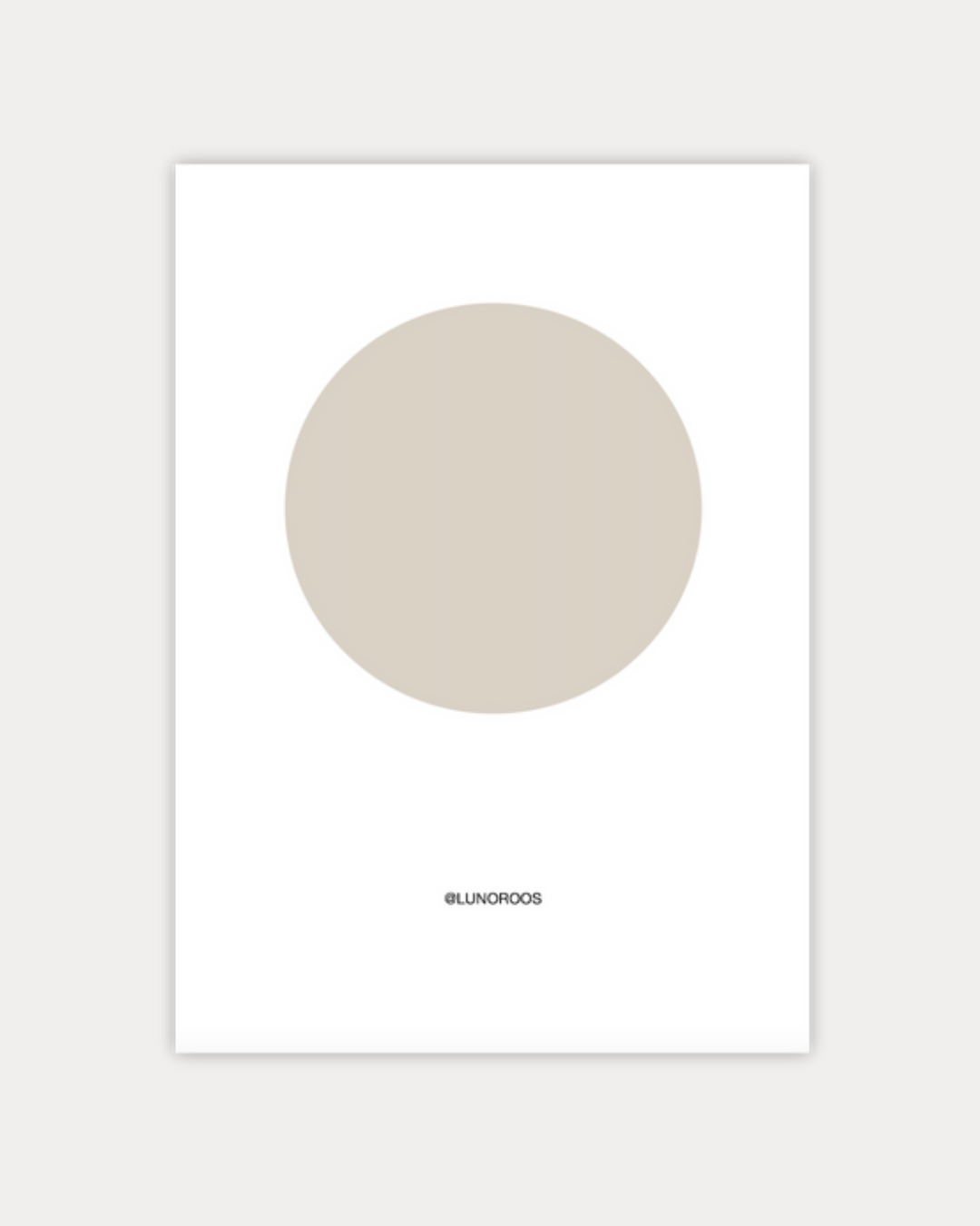 Gepersonaliseerde Lineart Circles Nude