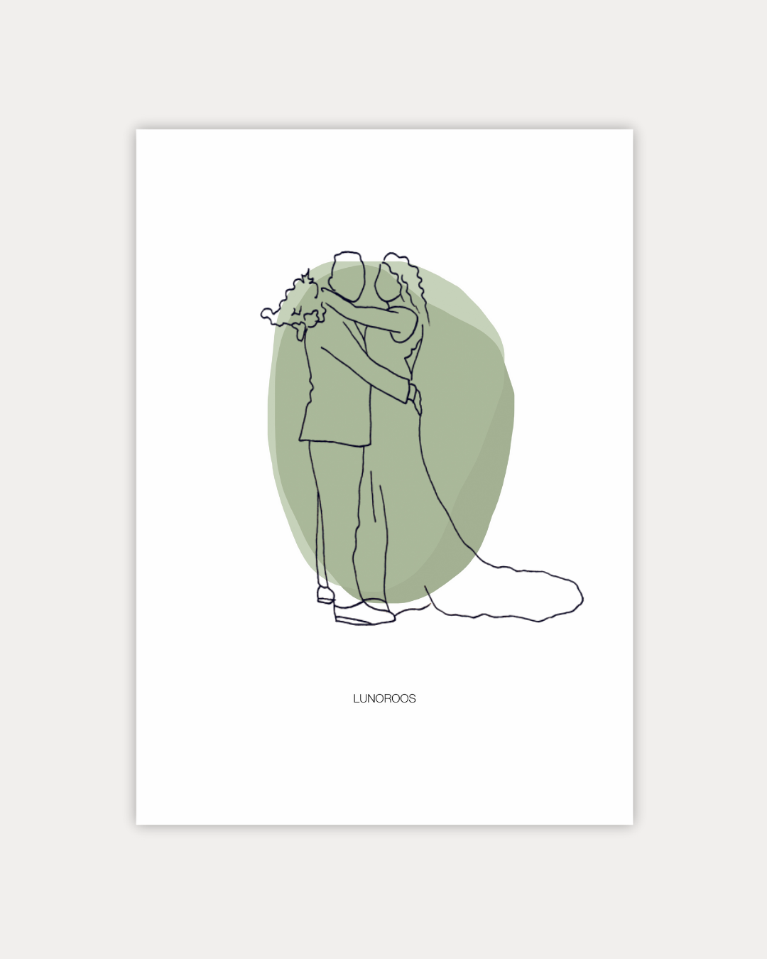 Gepersonaliseerde Lineart Puglia Lime