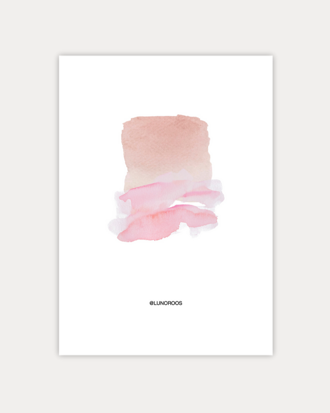 Gepersonaliseerde Lineart Pastel Palette Roze