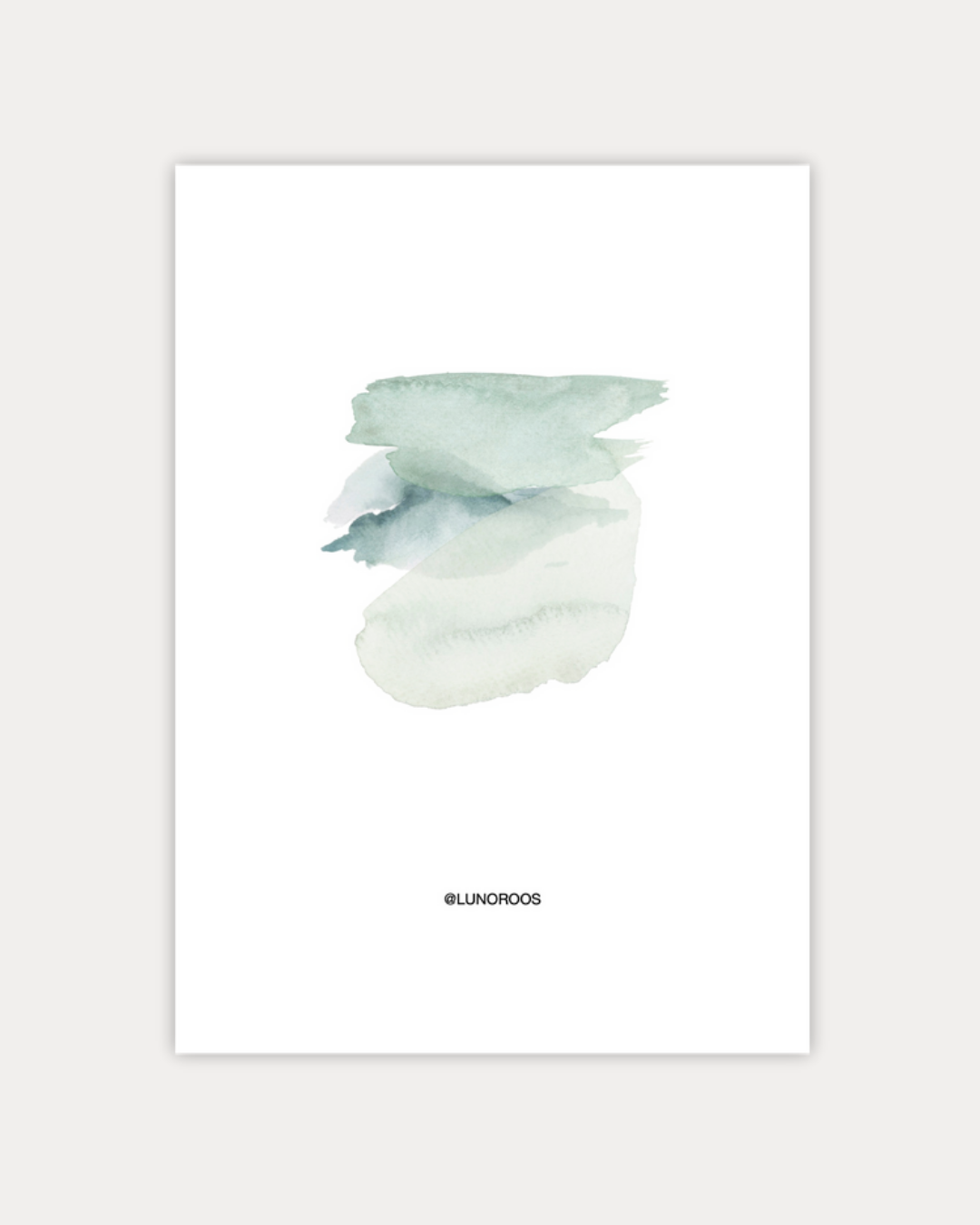 Gepersonaliseerde Lineart Pastel Palette Groen
