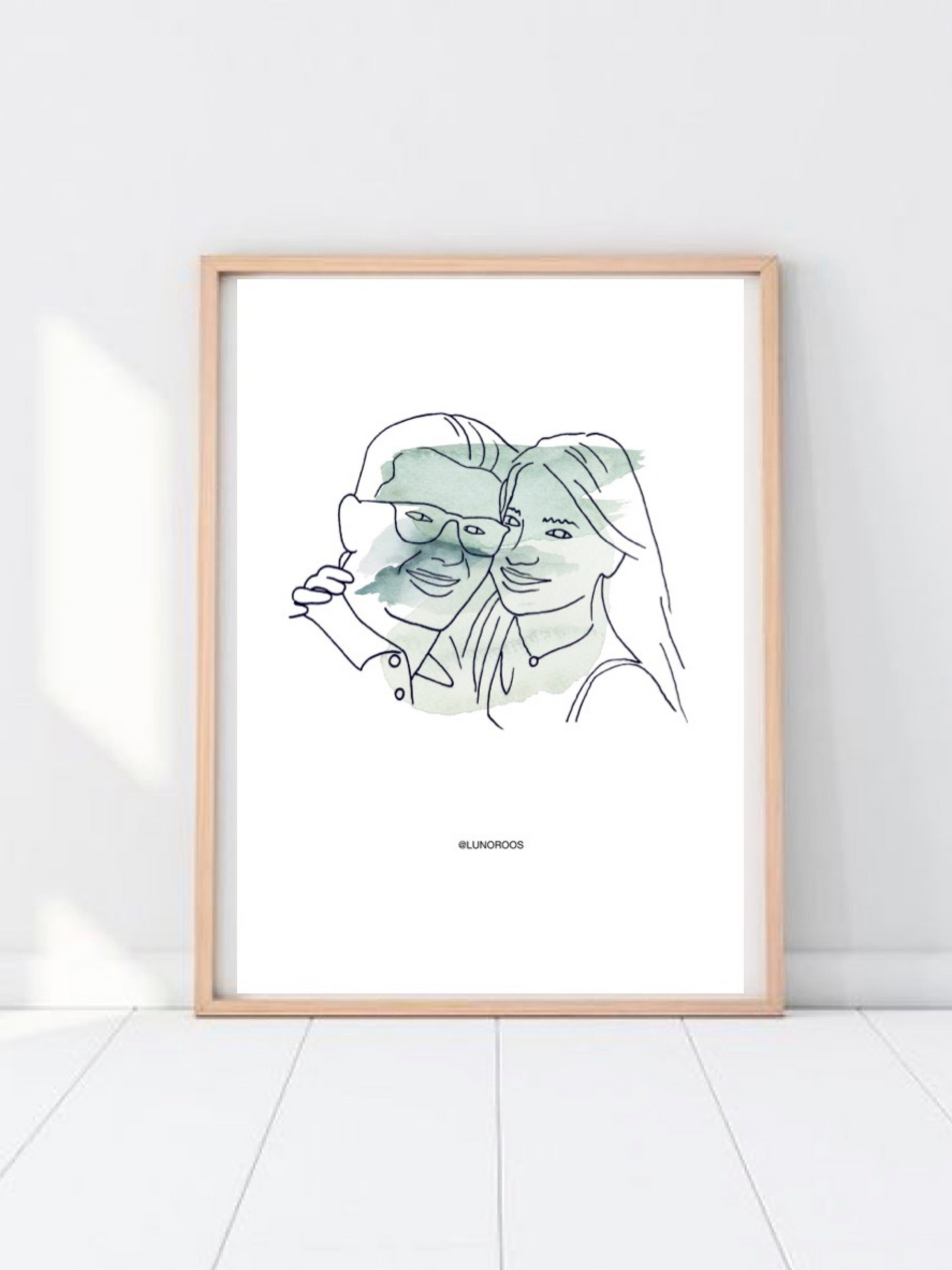 Gepersonaliseerde Lineart Pastel Palette Groen