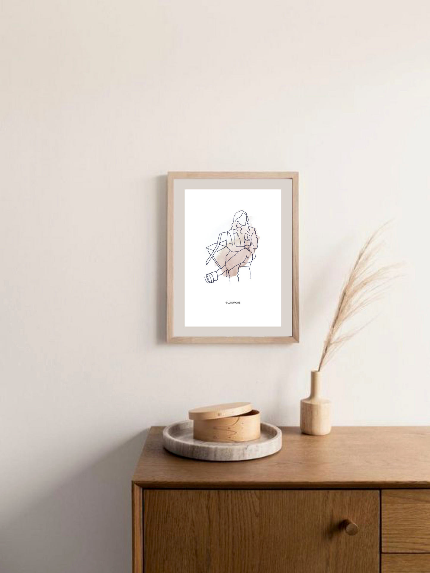 Gepersonaliseerde Lineart Warm Delight Nude