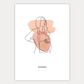 Gepersonaliseerde Lineart Warm Delight Oranje
