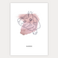 Gepersonaliseerde Lineart Warm Delight Roze