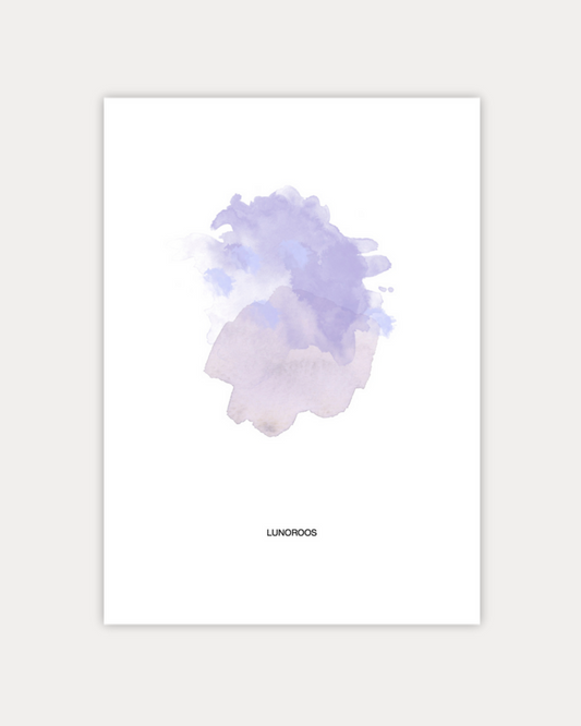 Gepersonaliseerde Lineart Warm Delight Paars