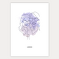Gepersonaliseerde Lineart Warm Delight Paars