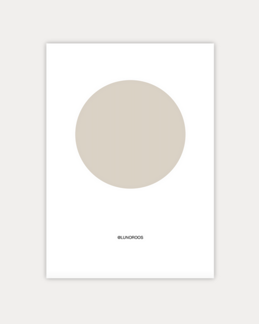 Gepersonaliseerde Lineart Circles Nude