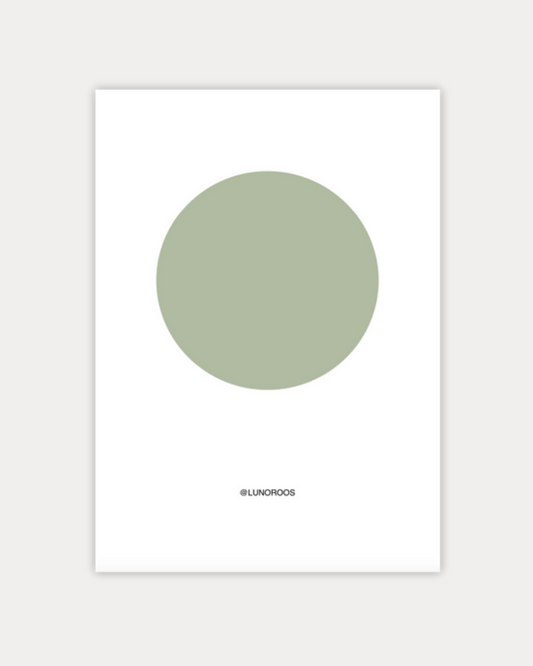 Gepersonaliseerde Lineart Circles Groen