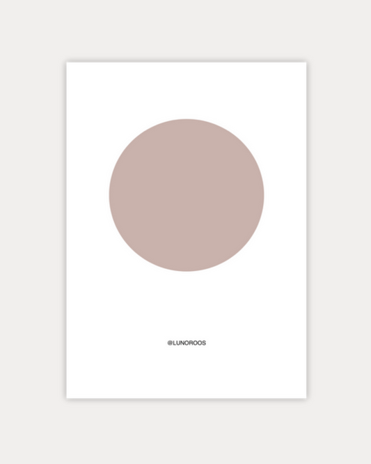 Gepersonaliseerde Lineart Circles Roze