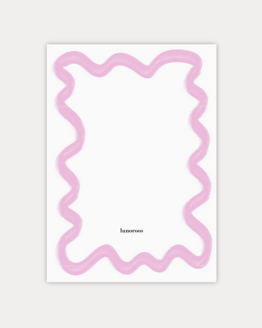 Gepersonaliseerde Lineart Twirl Roze