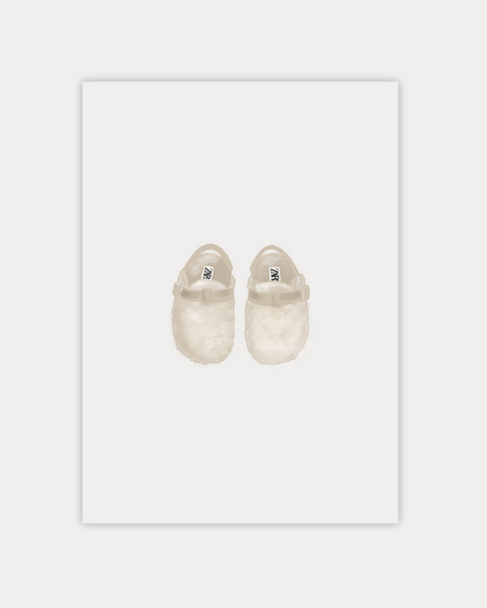 Wenskaart 'Baby Shoes'