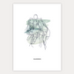 Gepersonaliseerde Lineart Pastel Palette Groen