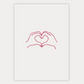 Set van 4 Wenskaarten 'Loveset'