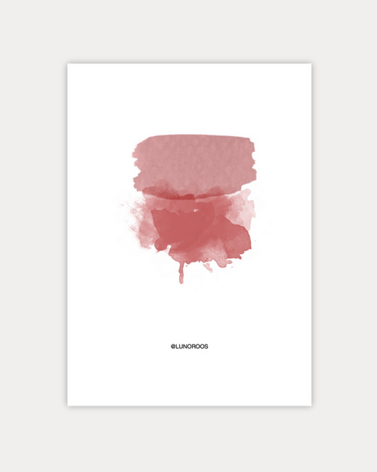 Gepersonaliseerde Lineart Warm Delight Rood