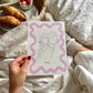 Gepersonaliseerde Lineart Twirl Roze