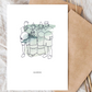 Gepersonaliseerde Lineart Pastel Palette Groen