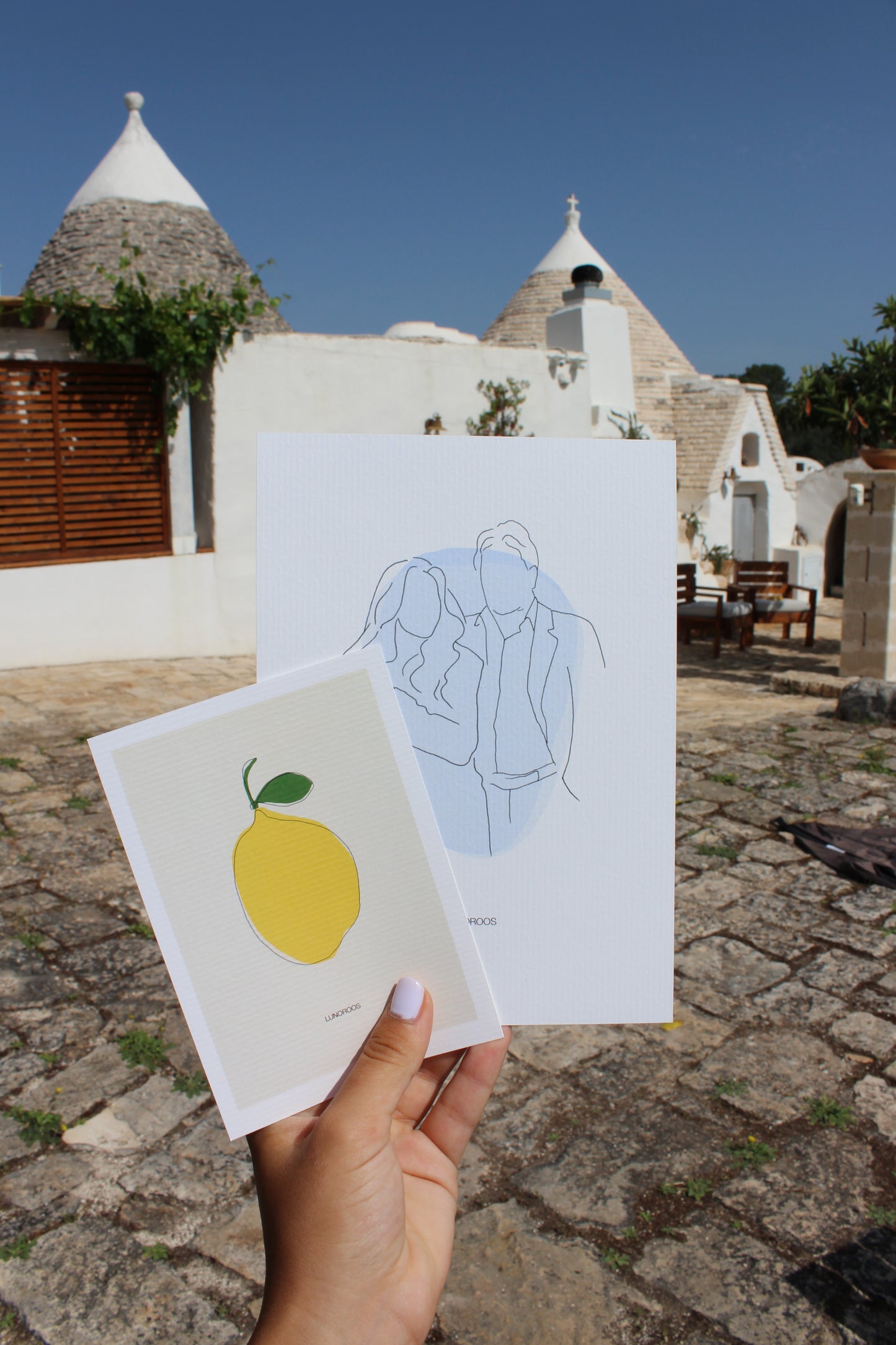 Gepersonaliseerde Lineart Puglia Cielo